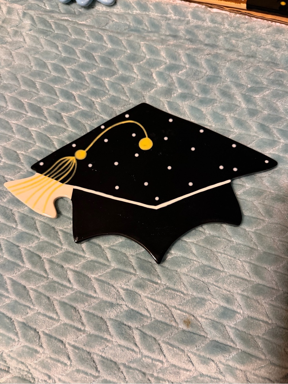 Coton Colors Happy Everything Graduation grad hat cap Large Attachment Retired